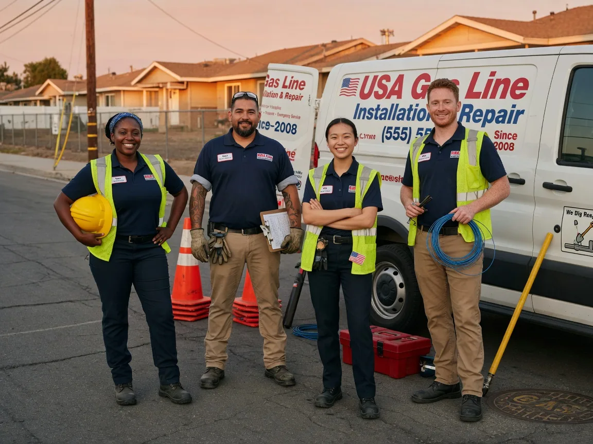 Gas Line Installation company in Hayes, VA